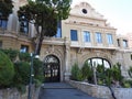 Canopy of the main entrance, the famous casino in Monte Carlo, Monaco