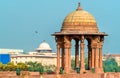 Canopy of the North Block of the Secretariat Building in New Delhi, India