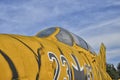 Canopy of a retired jet fighter Royalty Free Stock Photo