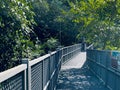 Canopy walkway ,Thailand`s longest treetop walkway Royalty Free Stock Photo