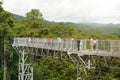 Canopy walkway, A walk in the treetops at Queen Sirikit Botanical Garden, Chiang Mai, Thailand.