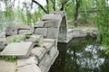 Canqiao (ruined bridge) in Beijing Yuanmingyuan Royalty Free Stock Photo