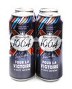 4 Cans of Kronenbourg 1664 limited edition Eric Cantona pour la victoire lager