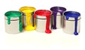 Cans of paint Royalty Free Stock Photo