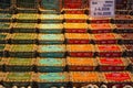 Cans of preserves in Bolhao Market, Oporto, Portugal