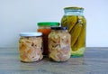 Cans for preserving mushrooms and pickled pickles