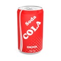 Cans of soda drink soft cola Royalty Free Stock Photo