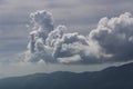 A spectacular cloud over the Cansiglio plateau Royalty Free Stock Photo