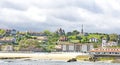 Cantabrian coast in the port of Comillas, Santander