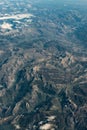 Cantabrian Mountains above from plane