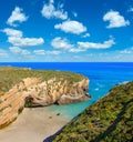 Cantabric coast summer landscape.