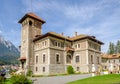 Cantacuzino Castle in Busteni city of Romania