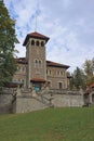 Cantacuzino Castle in Busteni, Romania Royalty Free Stock Photo