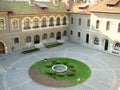 Cantacuzino Castle courtyard