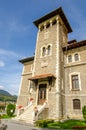 Cantacuzino Castle entracne in Romania Royalty Free Stock Photo