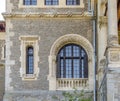 Cantacuzino Palace facade with beautiful arched windows