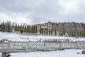 The Cantacuzino Palace Palatul Cantacuzino from Busteni Royalty Free Stock Photo