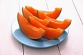 Cantaloupe melon as healthy refreshment
