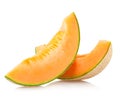 Cantaloupe melon slices Royalty Free Stock Photo