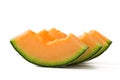 Cantaloupe melon slices Royalty Free Stock Photo