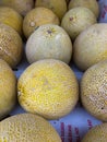 Cantaloupe, Rockmelon, sweet melon, or Spansp