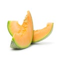 Cantaloupe slices Royalty Free Stock Photo