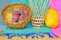 Cantaloupe and sweet potatoes Royalty Free Stock Photo