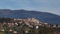 Cantalupo and Sabine mountains, rieti, lazio, italy Royalty Free Stock Photo