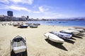 Canteras beach, Las Palmas de Gran Canaria, Spain Royalty Free Stock Photo