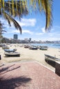 Canteras beach, Las Palmas de Gran Canaria, Spain Royalty Free Stock Photo