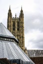 Canterbury Cathedral Cloister, Kent, United Kingdom. Royalty Free Stock Photo