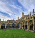 Cloister Garden in Canterbury Cathedral, Kent Royalty Free Stock Photo