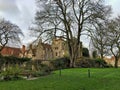 Cloister Garden in Canterbury Cathedral, Kent Royalty Free Stock Photo