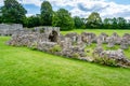 Crypt ruins at St Augustine's Abbey in Canterbury, Kent, UK Royalty Free Stock Photo