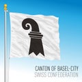 Canton of Basel City, official flag, Switzerland