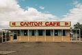 Canton Cafe, on Route 66 in Grants, New Mexico Royalty Free Stock Photo