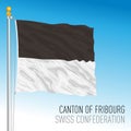 Canton of Fribourg, official flag, Switzerland