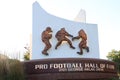 Canton Ohio NFL Pro Football Hall Of Fame Entrance Royalty Free Stock Photo