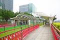 Canton tower tram station, guangzhou, china