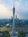 Canton Tower with Zhujiang New Town as background