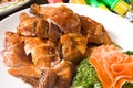 Cantonese barbecued chicken Royalty Free Stock Photo
