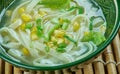 Cantonese corn soup Royalty Free Stock Photo
