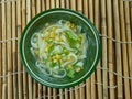 Cantonese corn soup Royalty Free Stock Photo