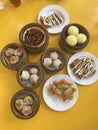 Cantonese dim sum was originally based on local foods