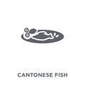 Cantonese Fish icon from Chinese Food collection.