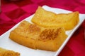 A Cantonese morning tea dim sum, Pan-fried Indonesian Golden Cake
