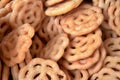 Cantonese New YearÃÂ´s speciality deep fried sweets in the shape of lotus root.