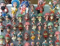 Cantonese opera character magnets as souvenirs, Hong Kong