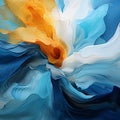 Canvas alive with fluid blue strokes, an artistic tapestry of dynamic backgrounds