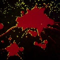 canvas background redblack splatter Royalty Free Stock Photo